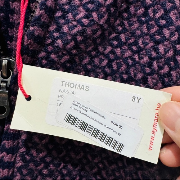 Aymara kids baby alpaca button up cardigan NEW - Picture 6 of 6